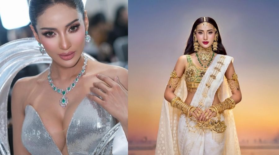 মিথিলার জামদানি ঝড়ে সোশ্যালমিডিয়া উত্তাল: তিনি মিস ইউনিভার্সে ‘কুইন অব বেঙ্গল’