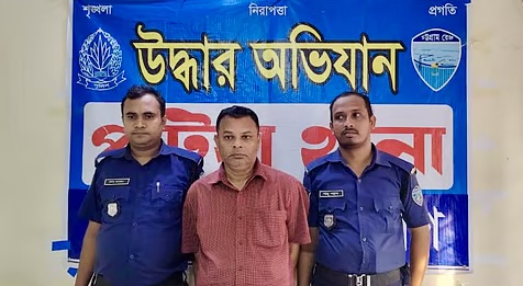 দুবাই থেকে দেশে ফিরেই সিলেটে গ্রেপ্তার ৫৭ মামলার আসামি রুহুল আমিন