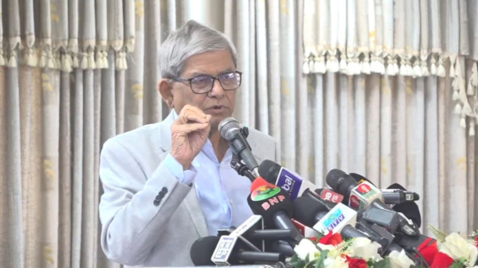 গণভোটের ‘হ্যাঁ-না’, পিআর পদ্ধতি জনগণের কাছে এখনও অস্পষ্ট: মির্জা ফখরুল