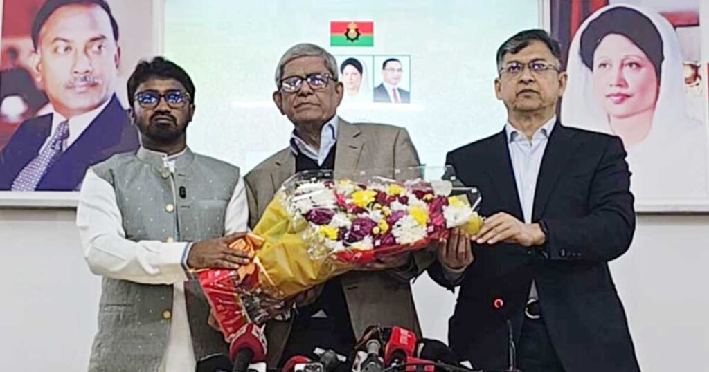 গণঅধিকার পরিষদের রাশেদ খান বিএনপিতে যোগ দিলেন