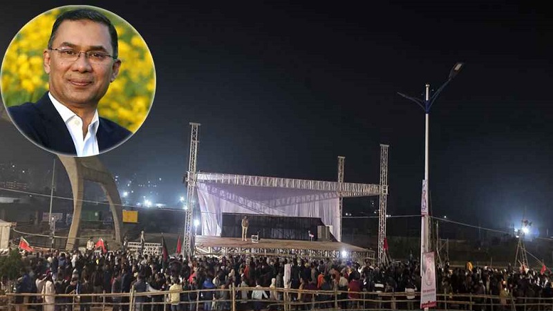 স্বদেশ প্রত্যাবর্তন  শেষ ধাপে প্রস্তুতি, ঢাকায় নেতাকর্মীদের ঢল