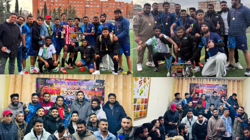 স্পেনে ফুটবল টুর্নামেন্টের সিজন ১ সম্পন্ন, চ্যাম্পিয়ন এফ সি এস টি স্পোর্টিং ক্লাব