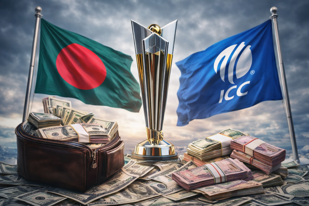 টি-টোয়েন্টি বিশ্বকাপ না খেললে বাংলাদেশের আর্থিক ক্ষতির পরিমাণ হতে পারে ১০ থেকে ১৫ কোটি টাকা