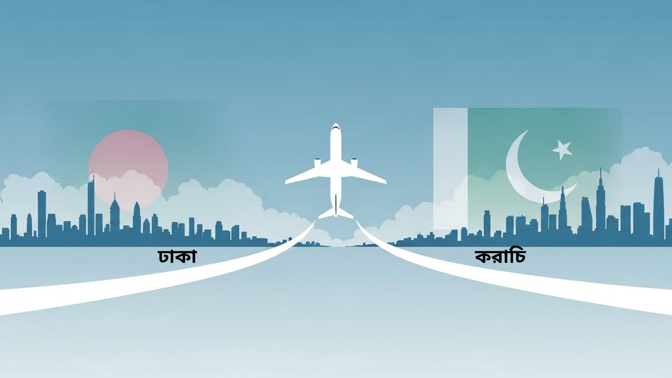 ঢাকা–করাচি রুটে সরাসরি বিমান চলাচলে অনুমতি