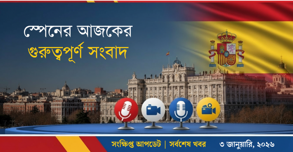 এক নজরে স্পেনের সর্বশেষ সংবাদ