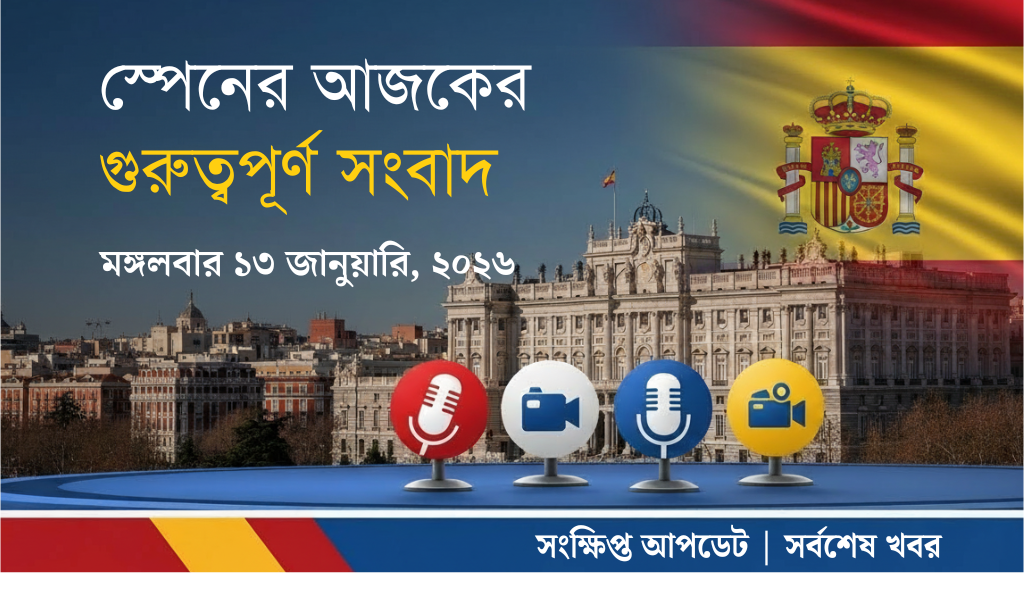 মঙ্গলবার: এক নজরে স্পেনের সর্বশেষ সংবাদ
