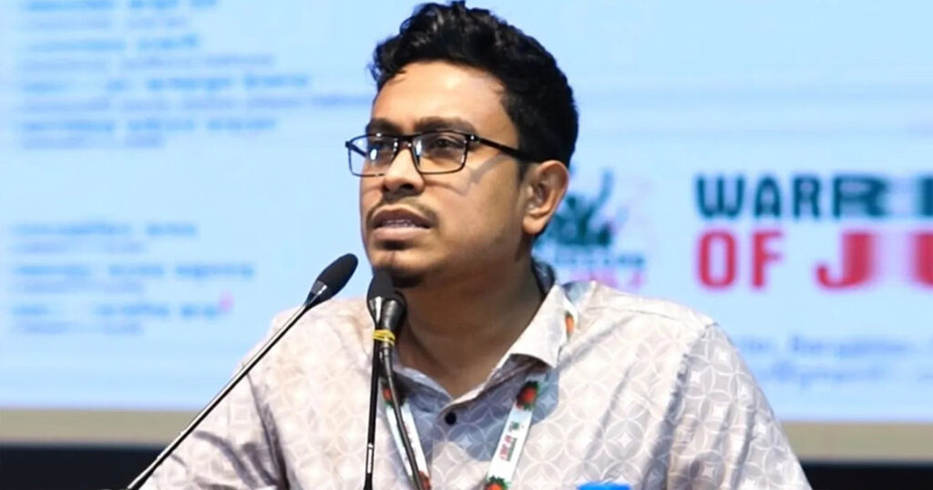 সাংবাদিকদের কাজের স্বাধীনতা নিশ্চিত করুন: ডাকসু ভিপি সাদিক কায়েম