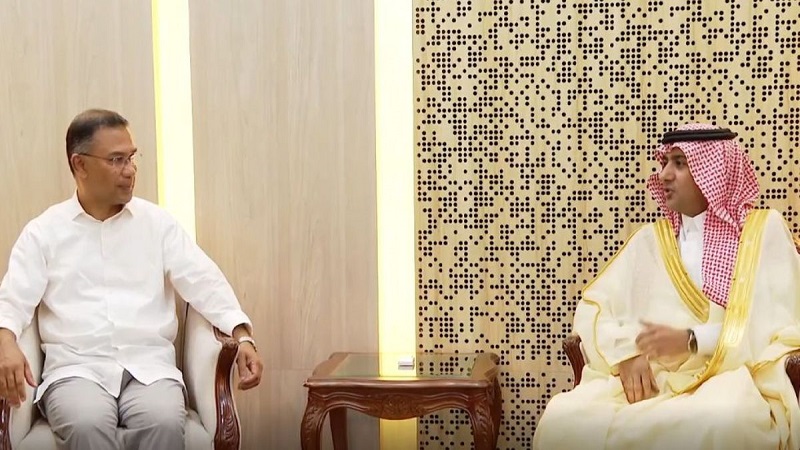 প্রধানমন্ত্রীর সঙ্গে সৌদি রাষ্ট্রদূতের সৌজন্য সাক্ষাৎ