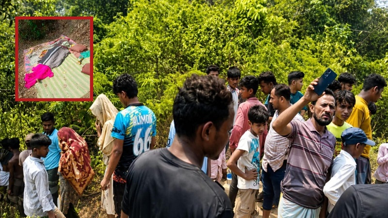 গহিন পাহাড় থেকে তিন যুবকের গলা কাটা মরদেহ উদ্ধার