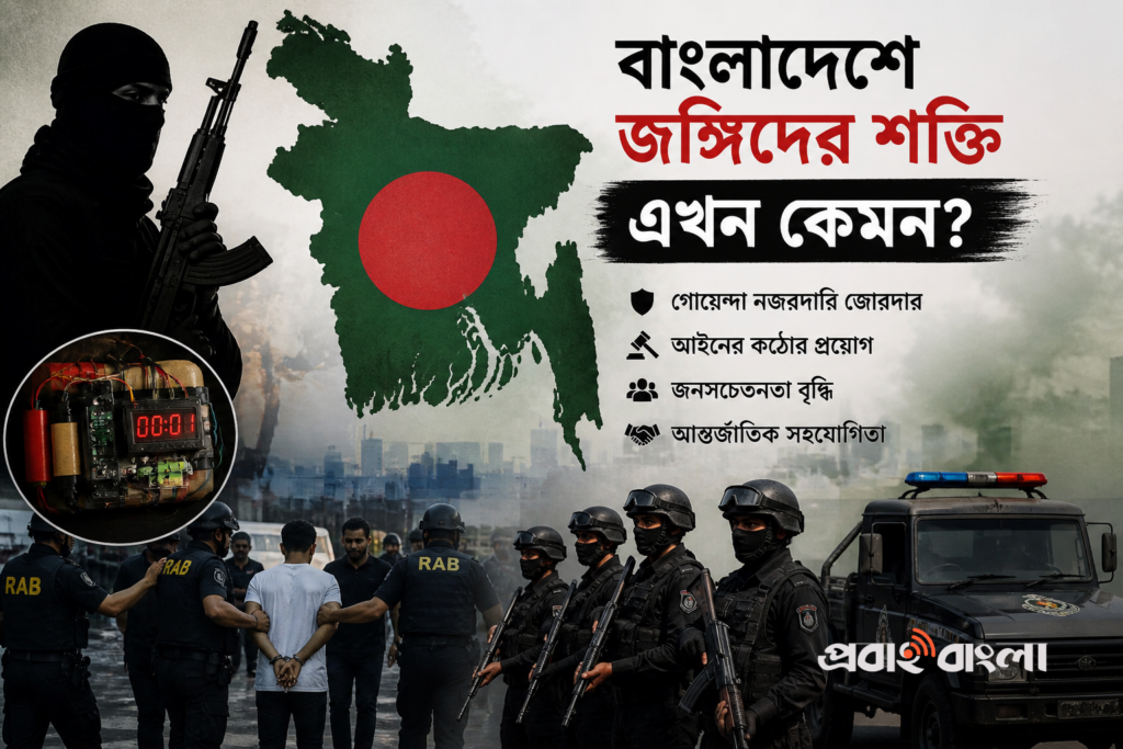বাংলাদেশে জঙ্গিবাদ উত্থানের ঝুঁকি বর্তমানে কতটুকু?