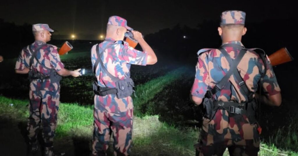 বিজিবির গুলিতে ভারতীয় চোরাকারবারি আহত