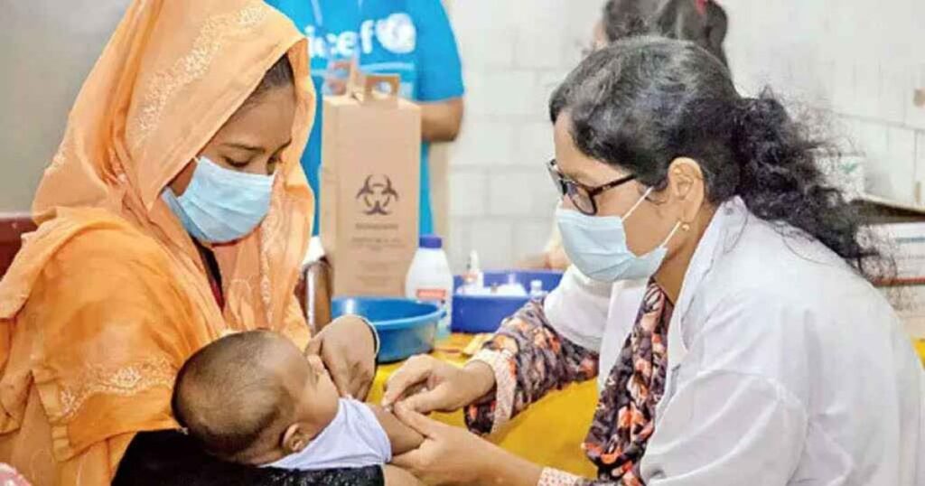 ১ আগস্ট থেকে ১৫ মাস বয়সী শিশুরা পাবে টাইফয়েড টিকা