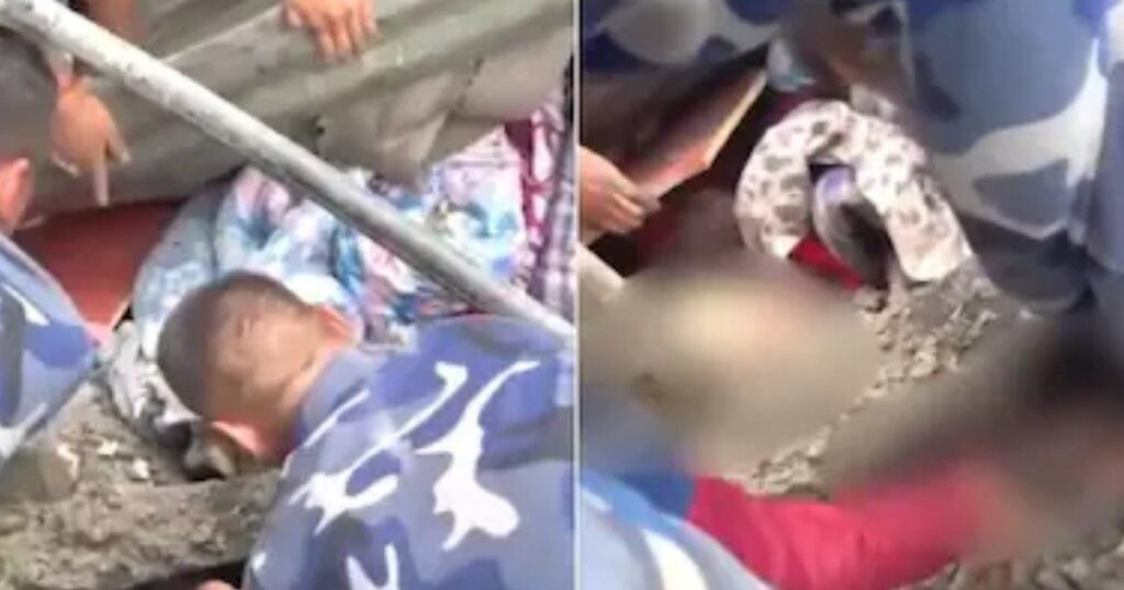 ক্ষীণ কান্নার শব্দে নেপালে তিন দিন পর জীবিত উদ্ধার ৬ বছরের শিশু